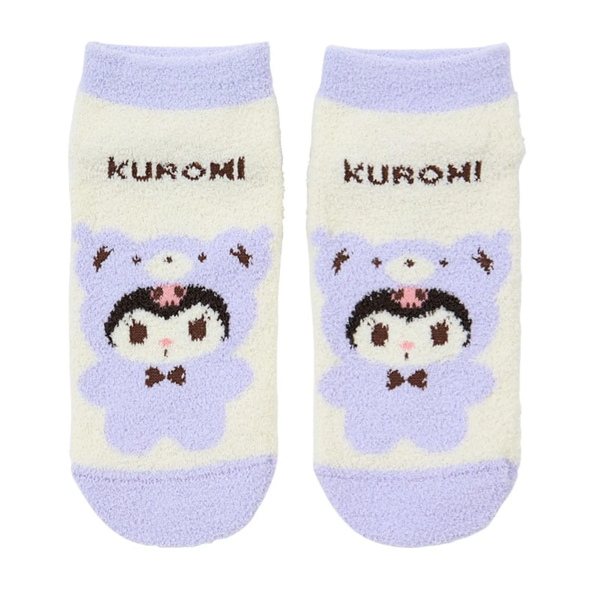 Japan Original Kuromi Teddy Bear Cozy Ankle Socks
