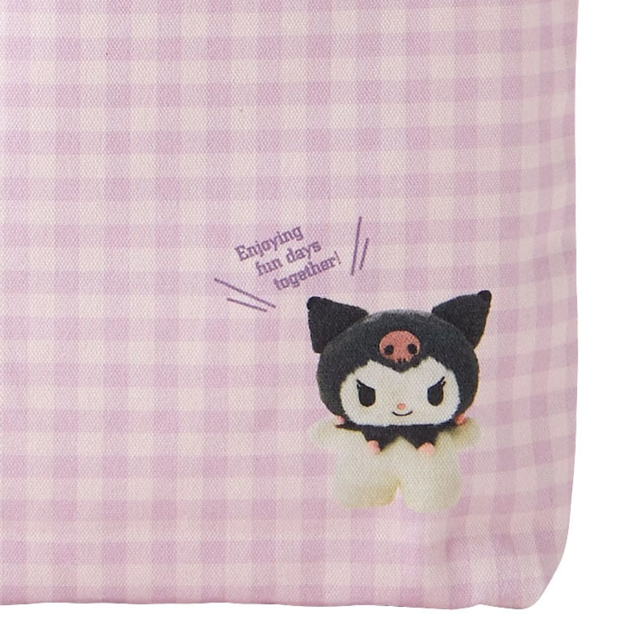 Japan Original Kuromi Tote Bag (Pitatto Friends Series)