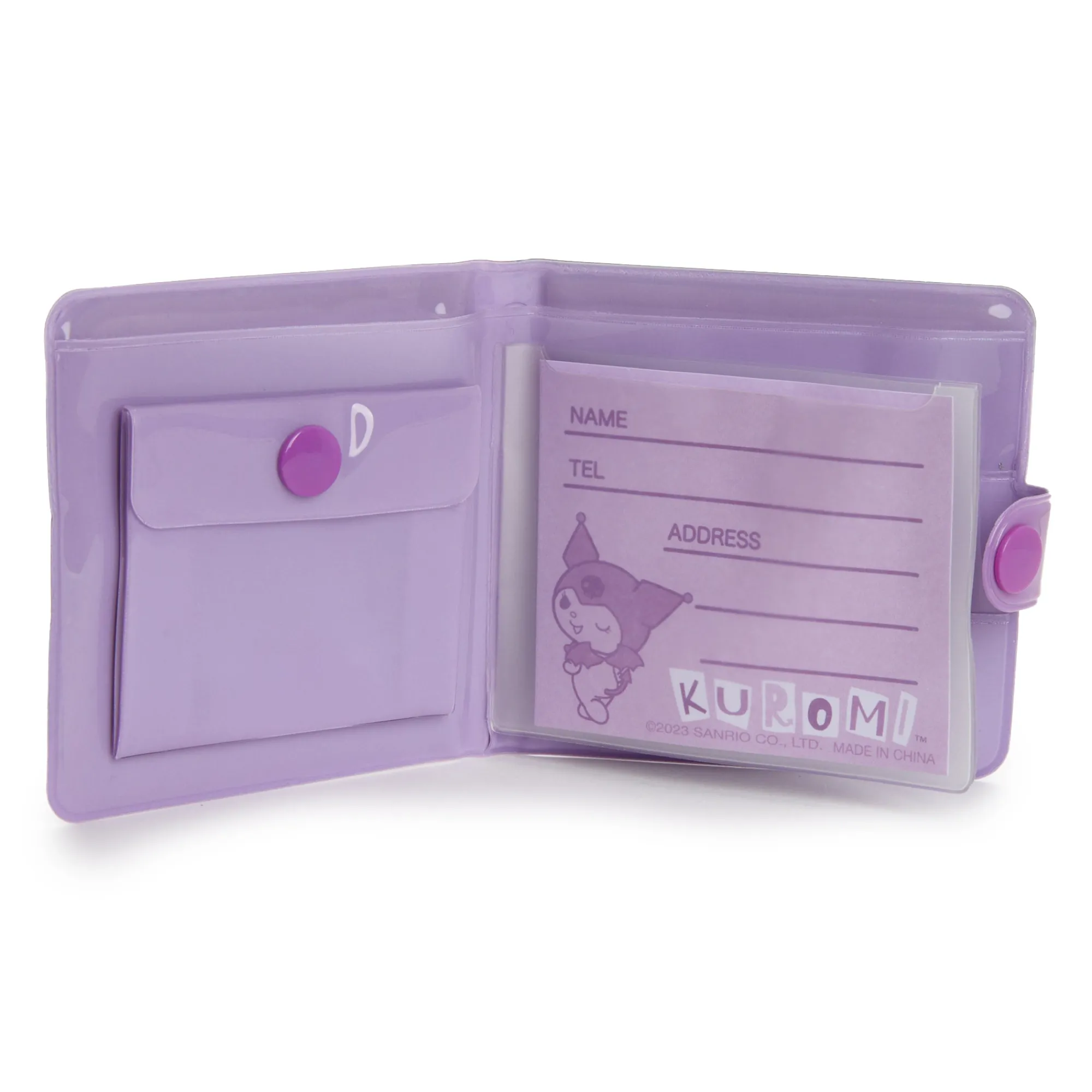 HUNET GLOBAL CREATIONS INC Kuromi Vinyl Snap Wallet