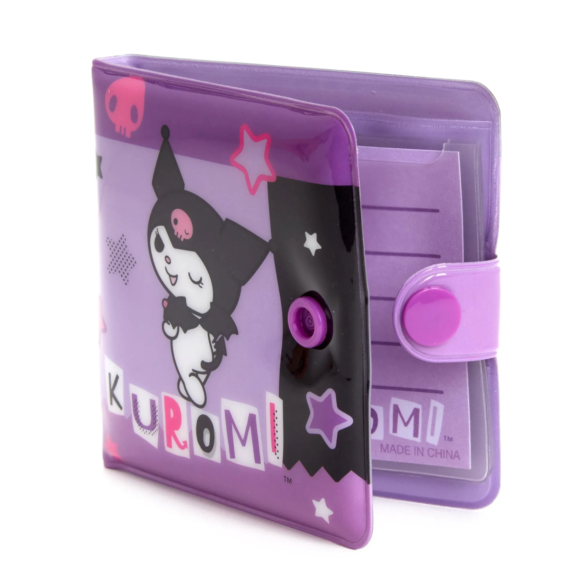 HUNET GLOBAL CREATIONS INC Kuromi Vinyl Snap Wallet