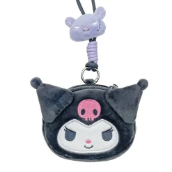 Global Original Kuromi 2-Way Bestie Lanyard Pouch