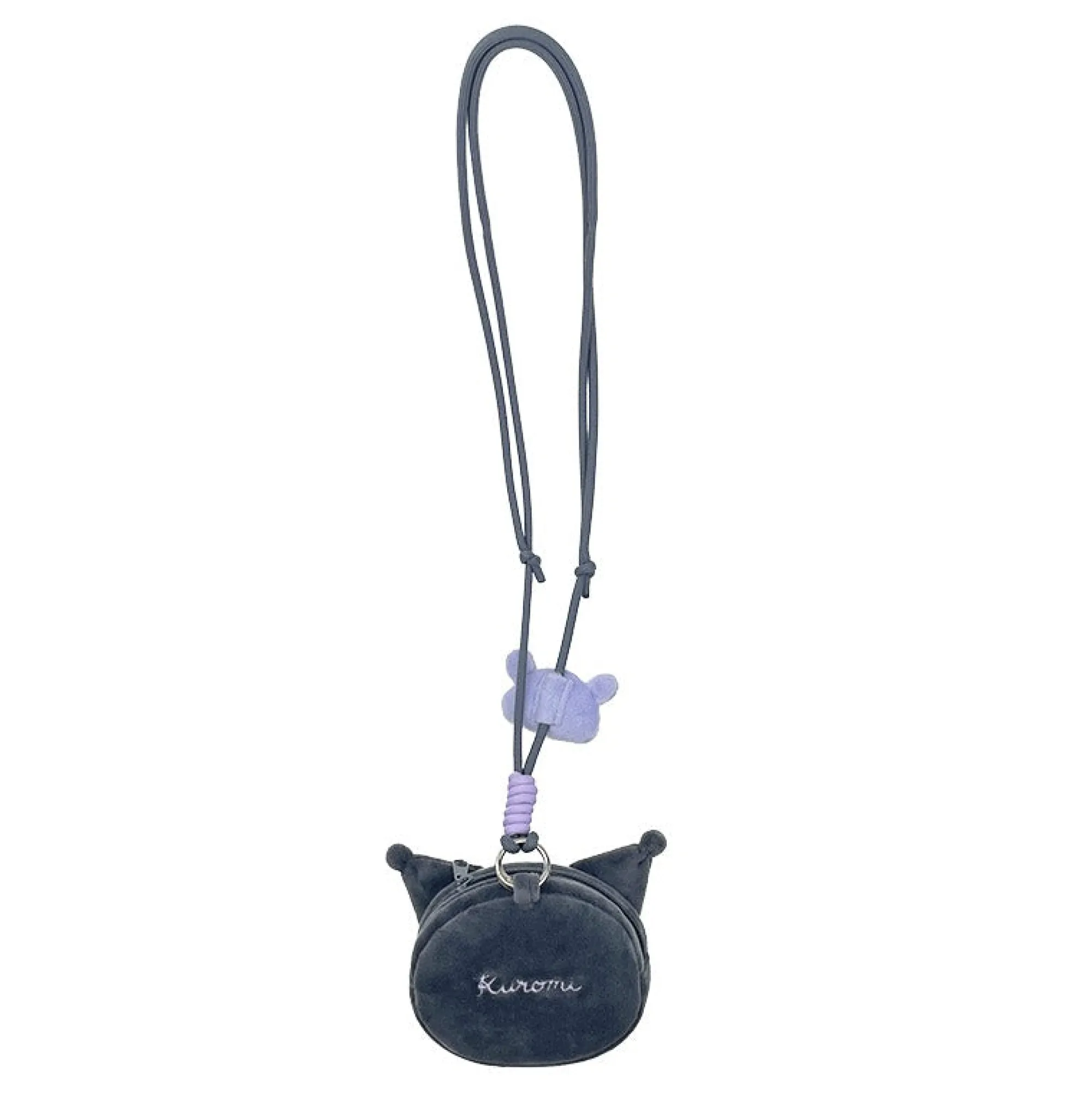 Global Original Kuromi 2-Way Bestie Lanyard Pouch