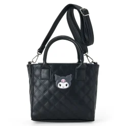 Japan Original Kuromi 2-Way Mini Quilted Tote Bag