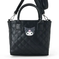 Japan Original Kuromi 2-Way Mini Quilted Tote Bag