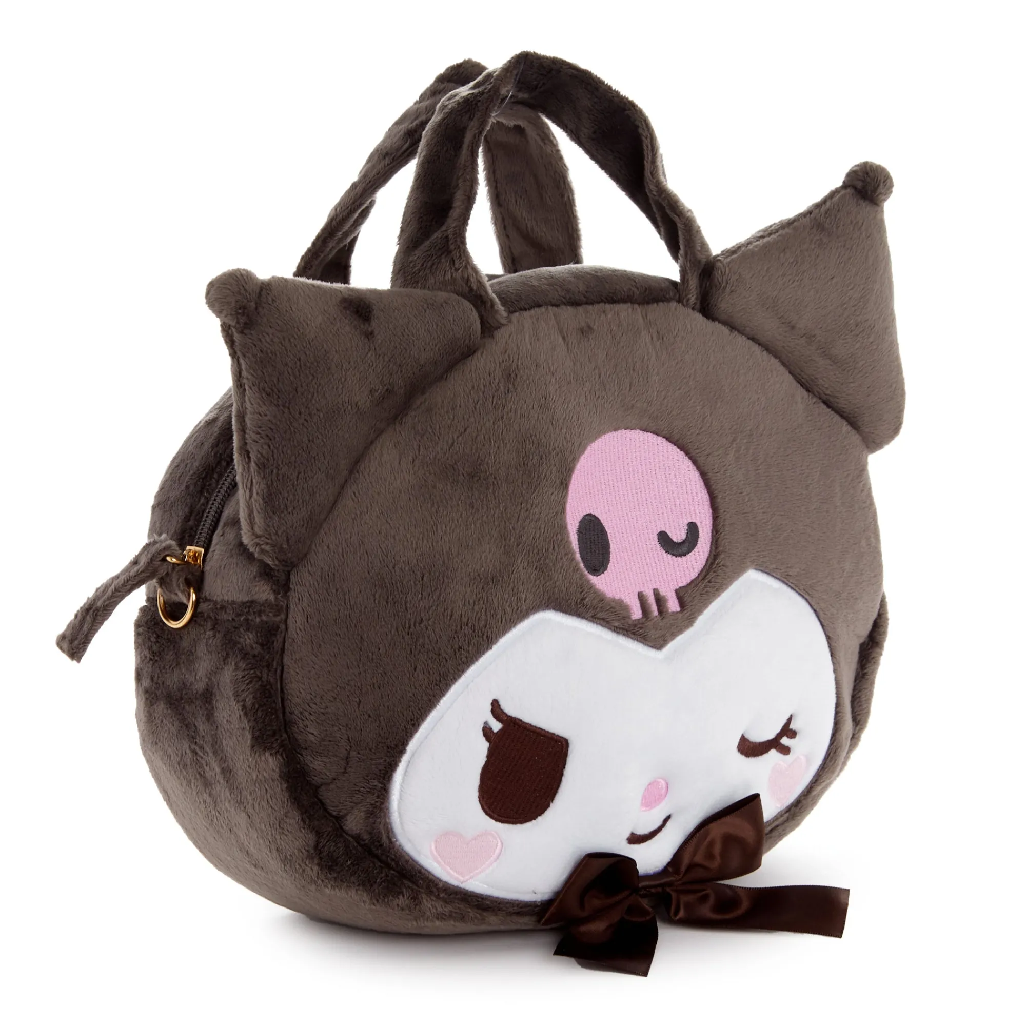 Global Original Kuromi 2-Way Plush Crossbody Bag (Wink Series)