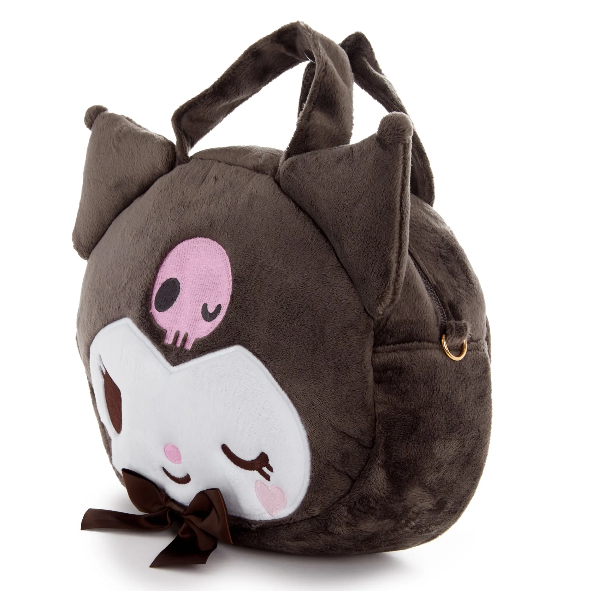 Global Original Kuromi 2-Way Plush Crossbody Bag (Wink Series)