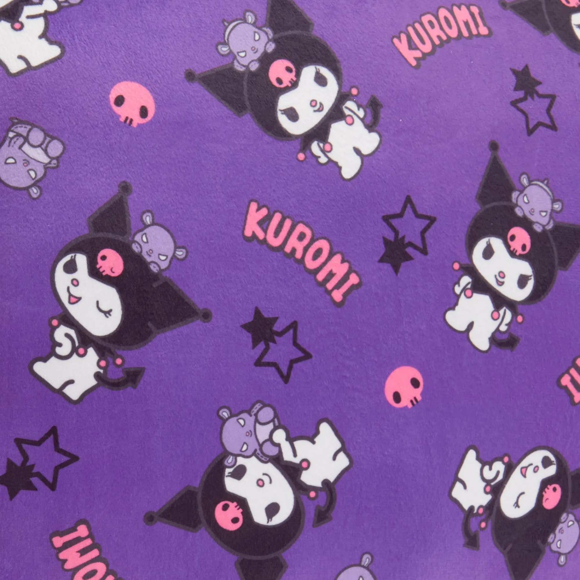 NAKAJIMA CORPORATION Kuromi 2-Way Throw Pillow (Home Essentials Series)