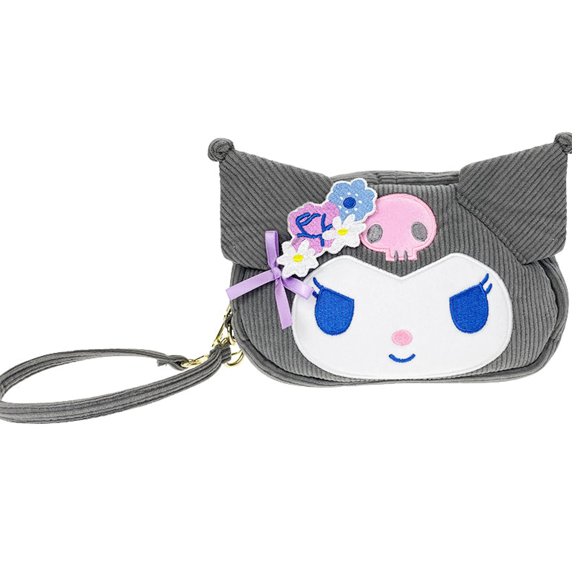 Global Original Kuromi 2-Way Wristlet (Charming Florals Series)