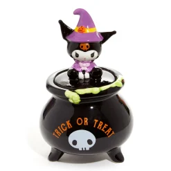Blue Sky Clayworks Kuromi Witch Lidded Ceramic Candy Bowl