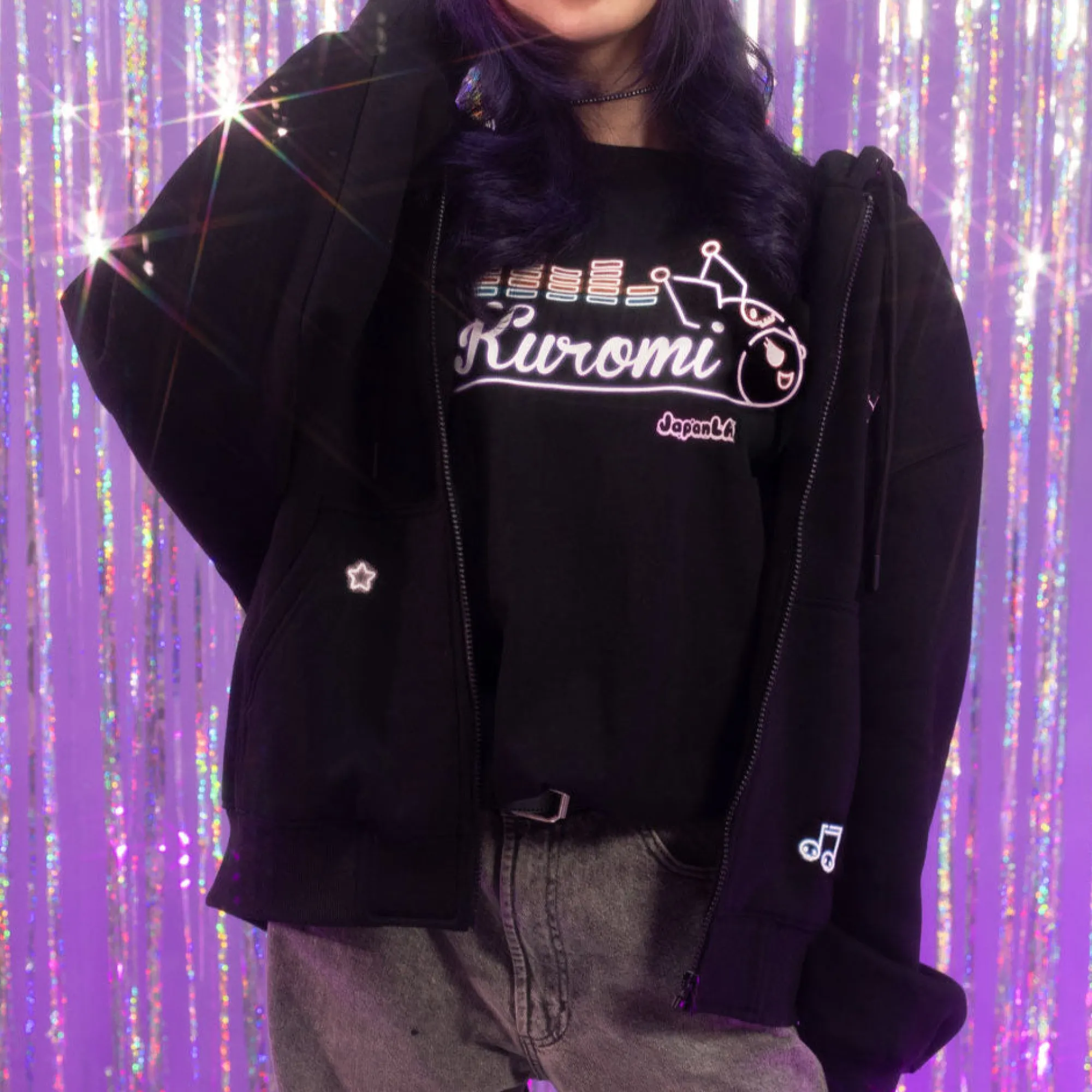 JapanLA Kuromi x Glow-In-The-Dark Anniversary Party Jacket