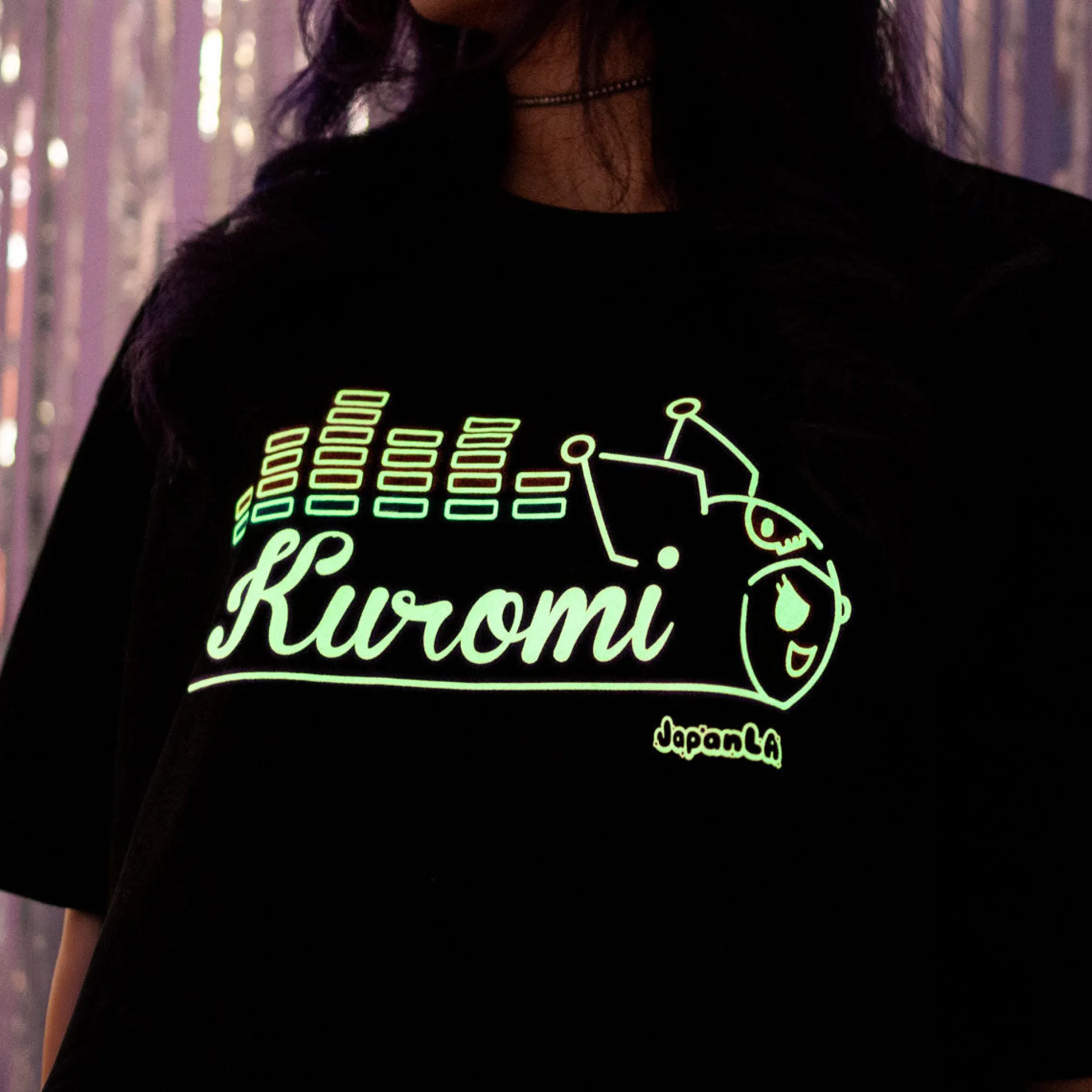 JapanLA Kuromi x Glow-In-The-Dark Anniversary Party Tee