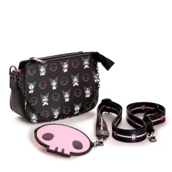 Loungefly Kuromi x Skully Convertible Crossbody Bag With Coin Purse