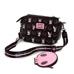 Loungefly Kuromi x Skully Convertible Crossbody Bag With Coin Purse