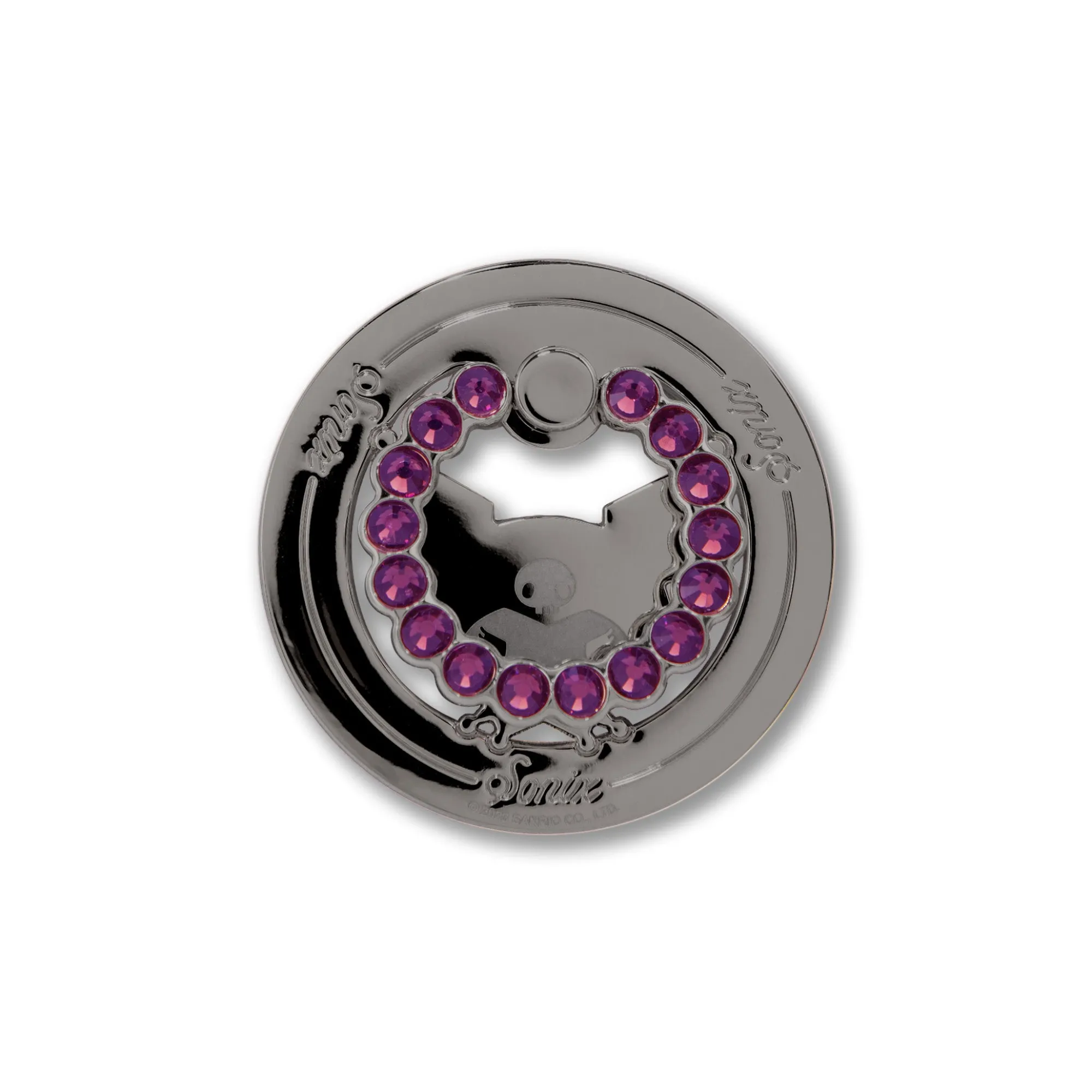 BySonix Inc. Kuromi x Sonix Rhinestone Magnetic Ring