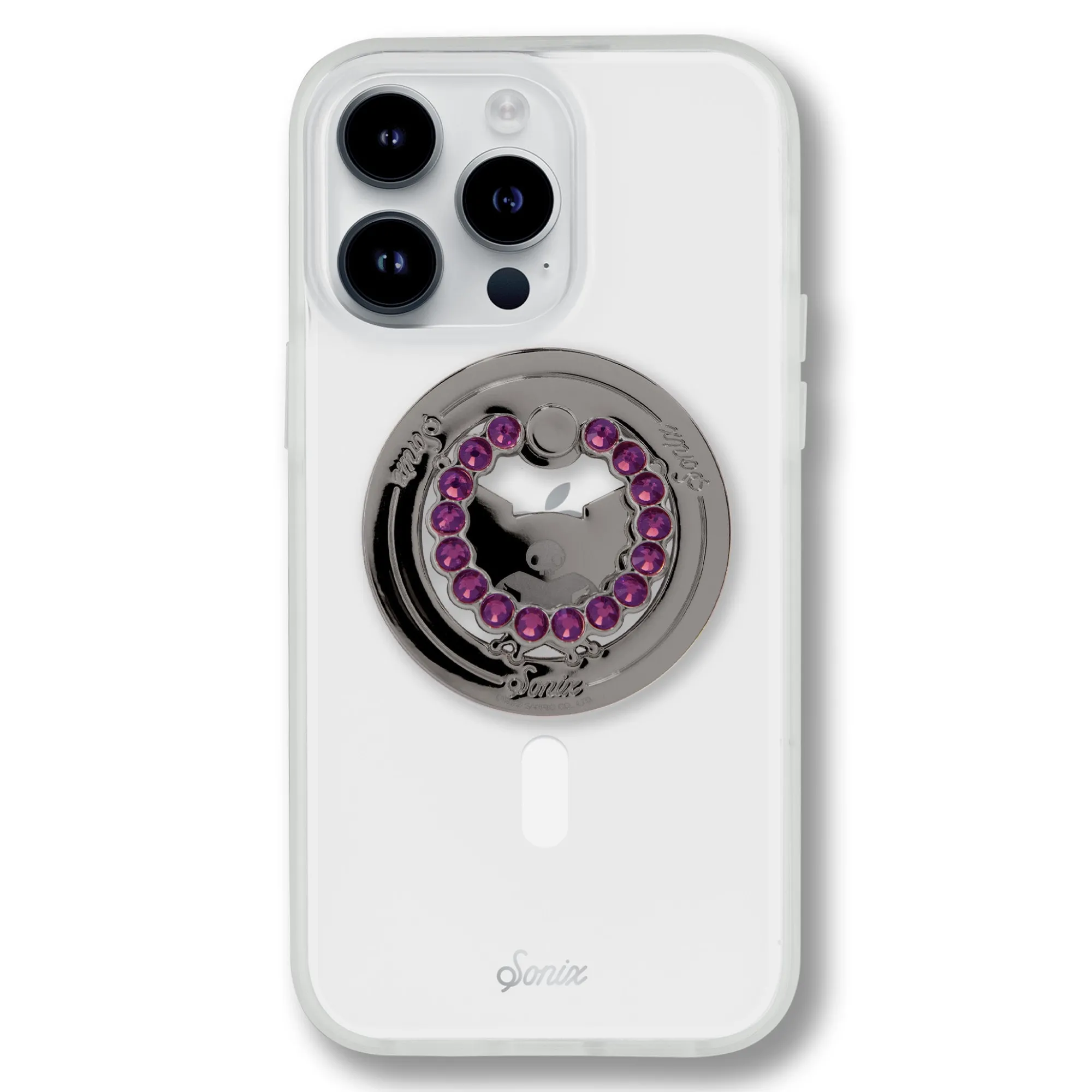 BySonix Inc. Kuromi x Sonix Rhinestone Magnetic Ring