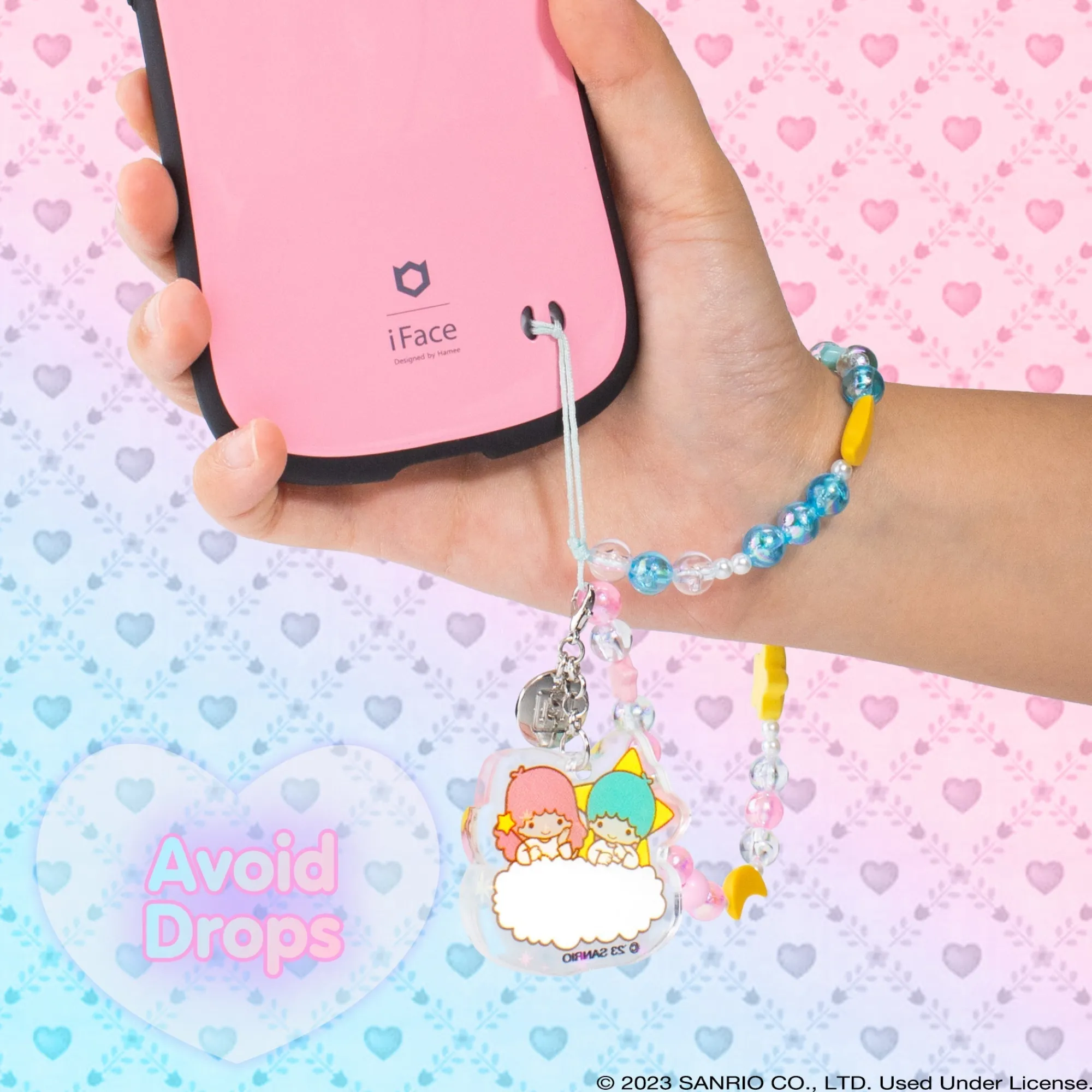 Hamee.com - Hamee US LittleTwinStars Beaded Charm Mobile Phone Wrist Strap