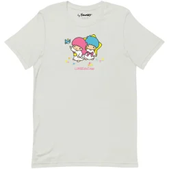 Printful LittleTwinStars Classic Logo T-Shirt (Silver)