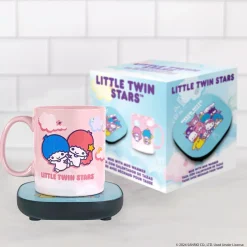 Uncanny Brands Wholesale LittleTwinStars Coffee Mug & Warmer Set