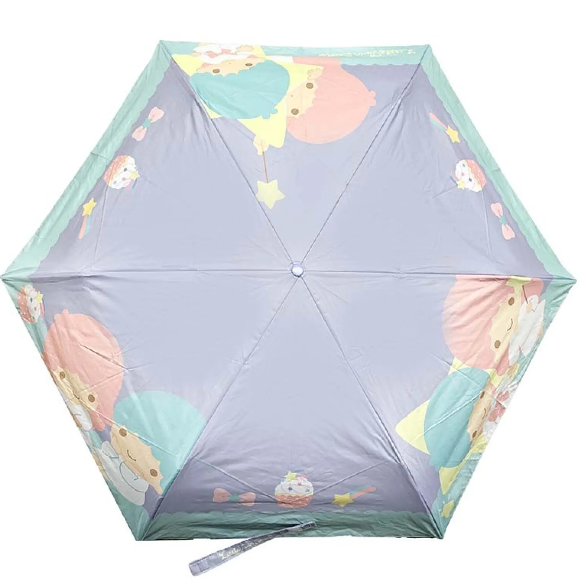 Global Original LittleTwinStars Compact Travel Umbrella (Sweet Treats)