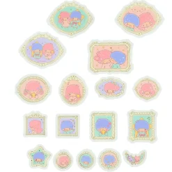 Japan Original LittleTwinStars 51-pc Mini Sticker Pack (Pastel Frame Design Series)