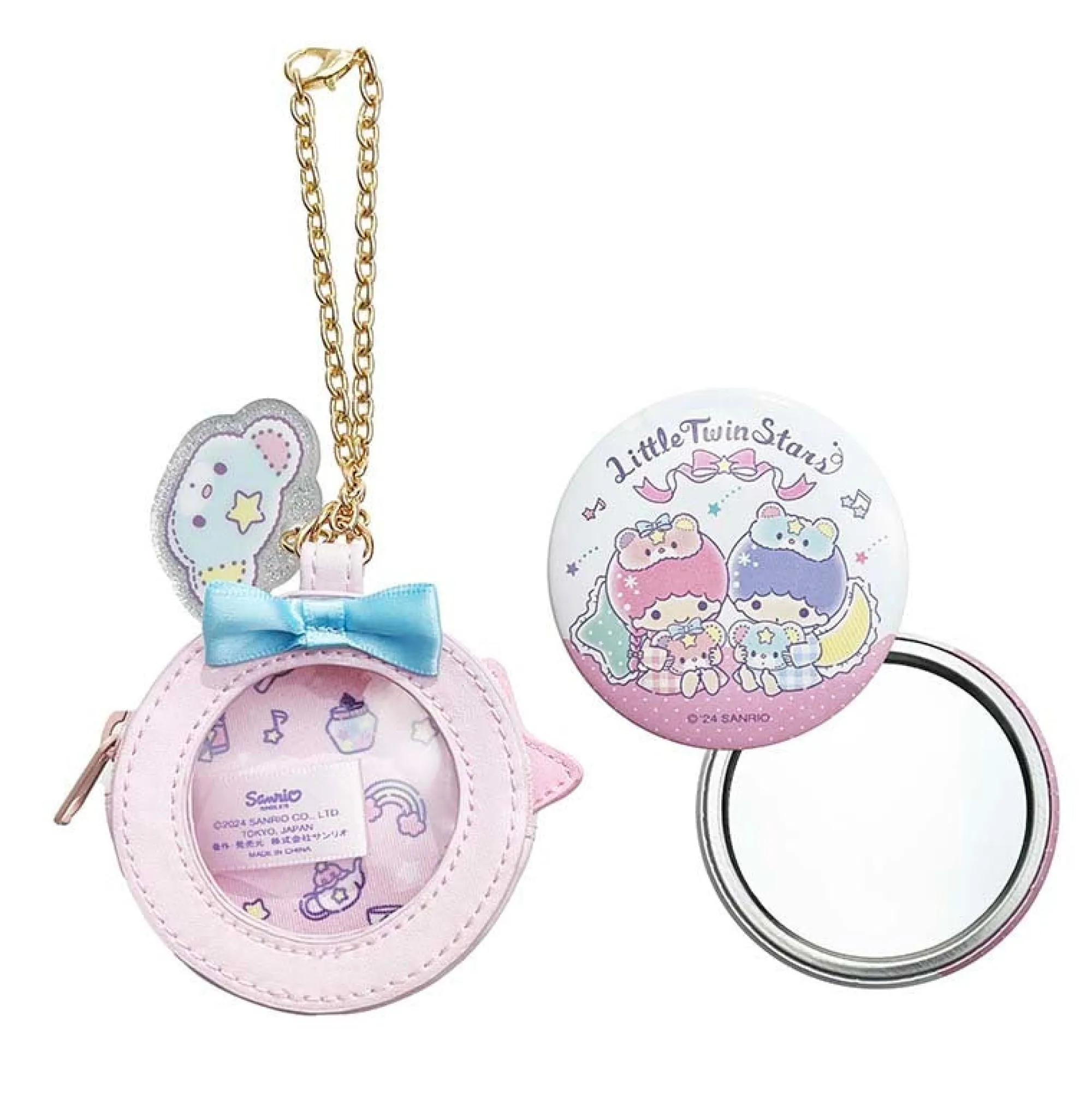 Global Original LittleTwinStars Portable Mirror Case (Dreamy Sleep Series)
