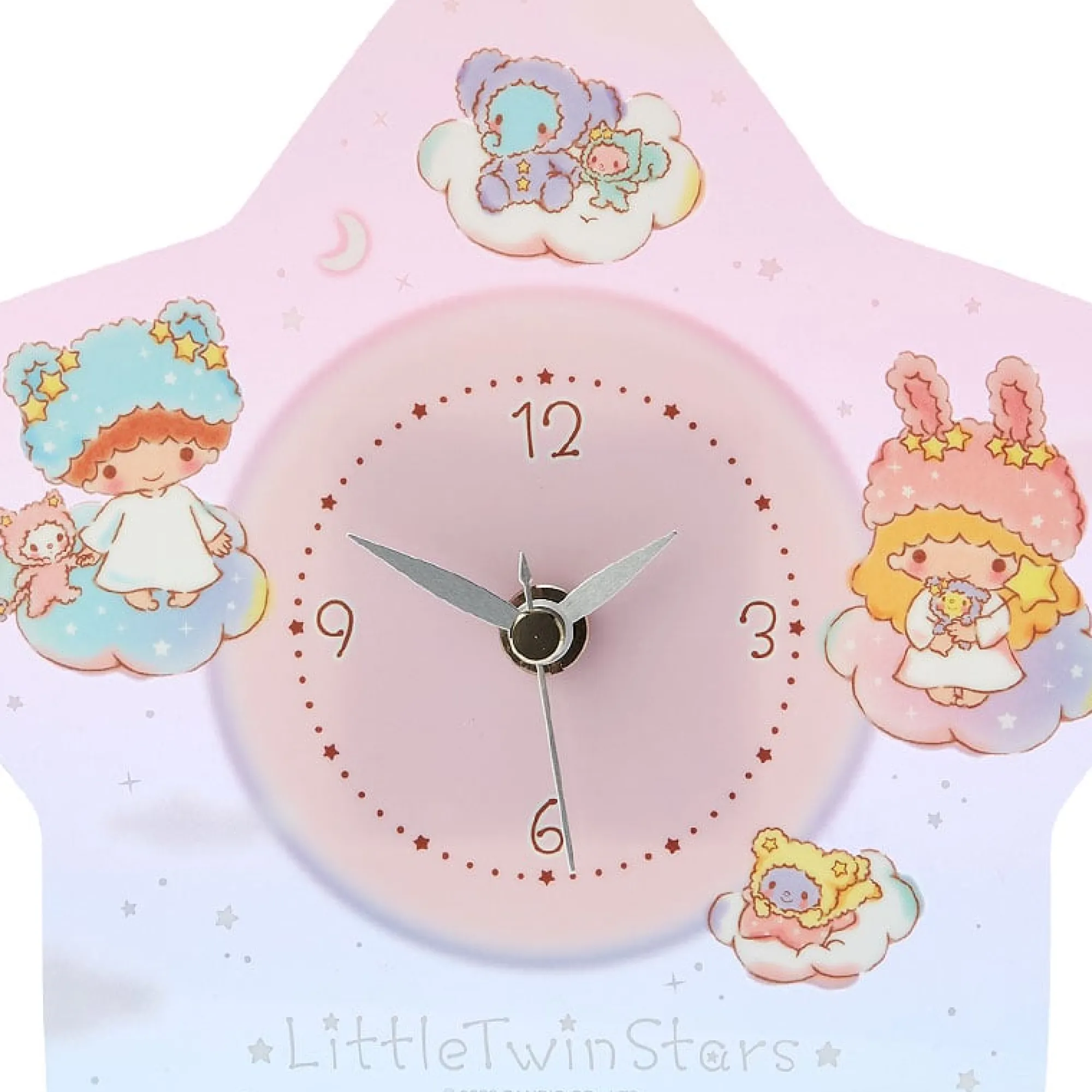 Japan Original LittleTwinStars Standing Clock (Fluffy Cloud Series)