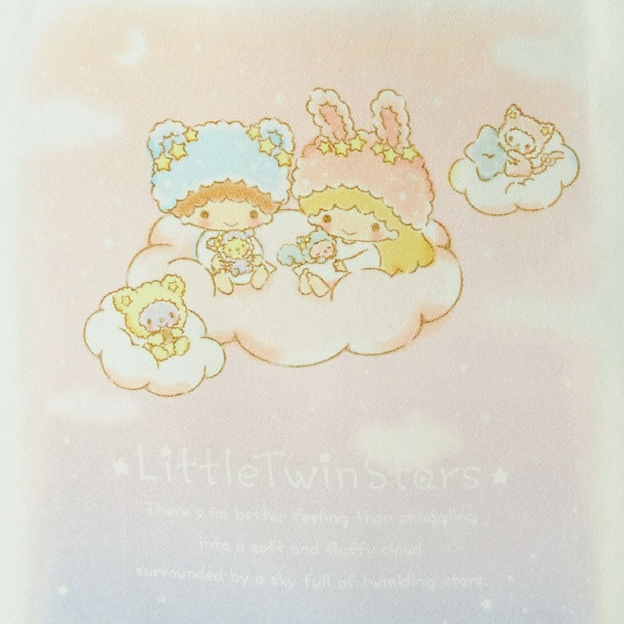Japan Original LittleTwinStars Tote Bag (Fluffy Cloud Series)