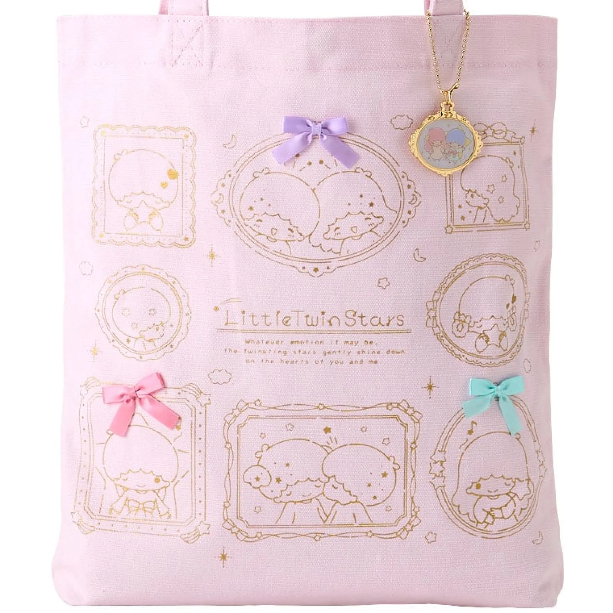 Japan Original LittleTwinStars Tote Bag (Pastel Frame Design Series)