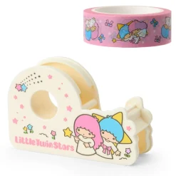 Japan Original LittleTwinStars Washi Tape and Dispenser Set (Sanrio Forever Series)