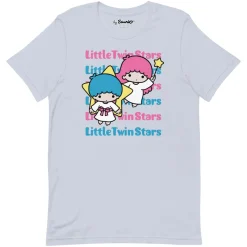 Printful LittleTwinStars Watashi Wa T-Shirt (Light Blue)