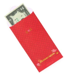 Global Original Marron Cream 8-pc Vertical Enclosure Envelopes (Red)