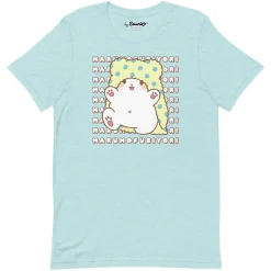 Printful Marumofubiyori Watashi Wa T-Shirt (Heather Mint)