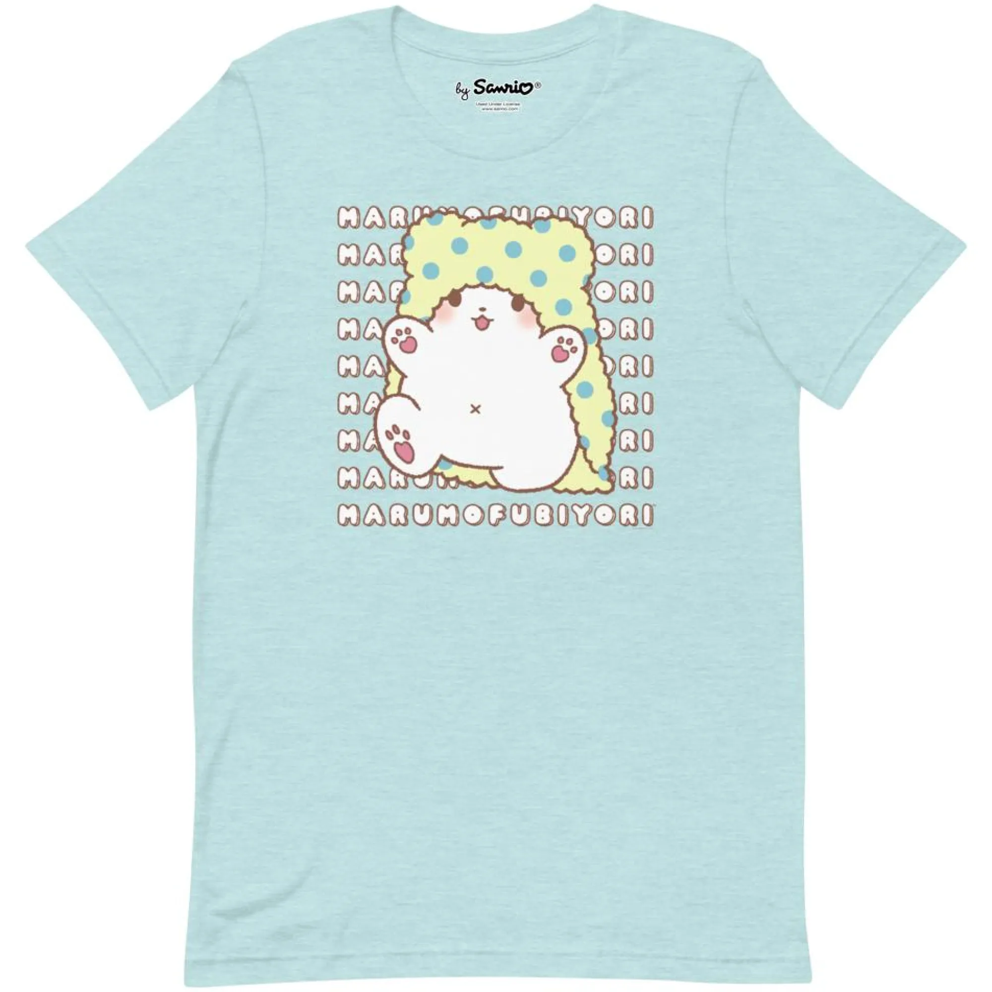 Printful Marumofubiyori Watashi Wa T-Shirt (Heather Mint)