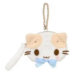 Japan Original Masyumaro Plush Mini Face Pouch (Sanrio Cat Club Series)
