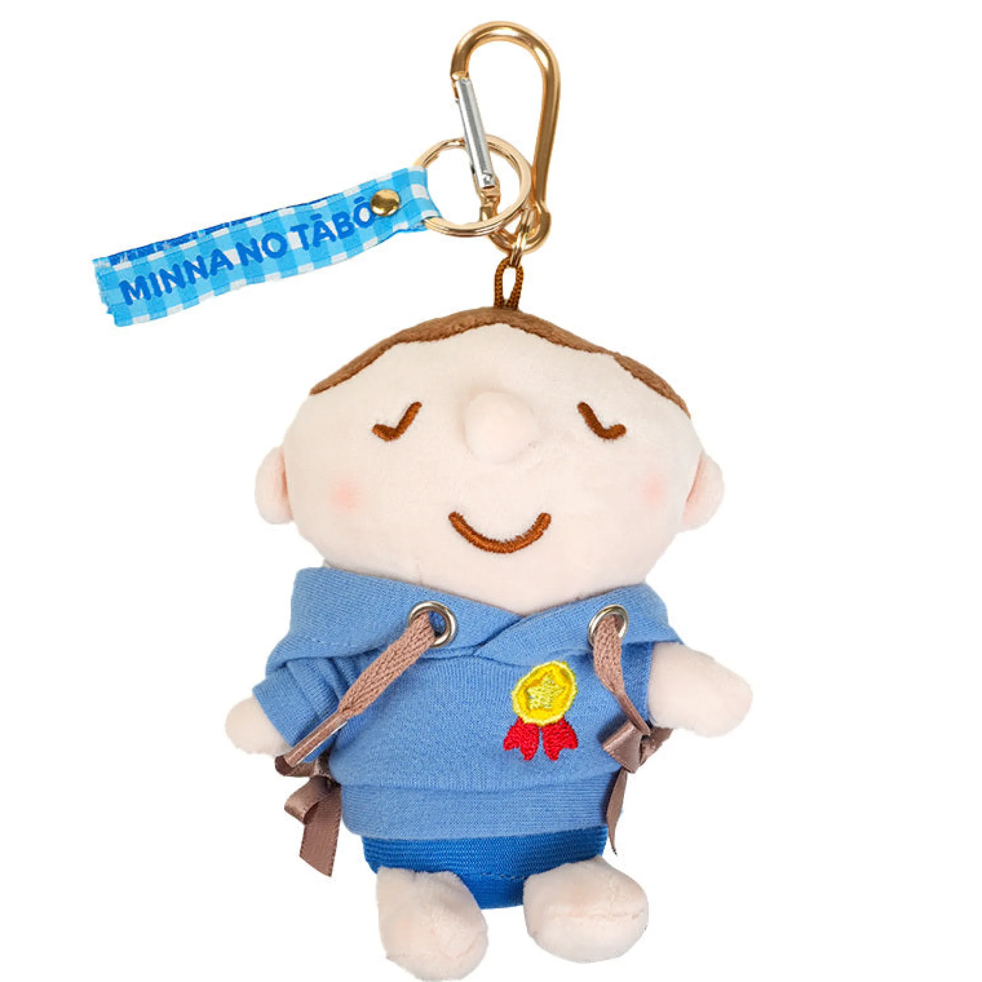 Global Original Minna No Tabo Plush Mascot Keychain (Cozy Hoodie Series)