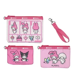 LeSportsac My Melody & Kuromi x Wristlet Pouch Set