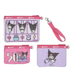 LeSportsac My Melody & Kuromi x Wristlet Pouch Set