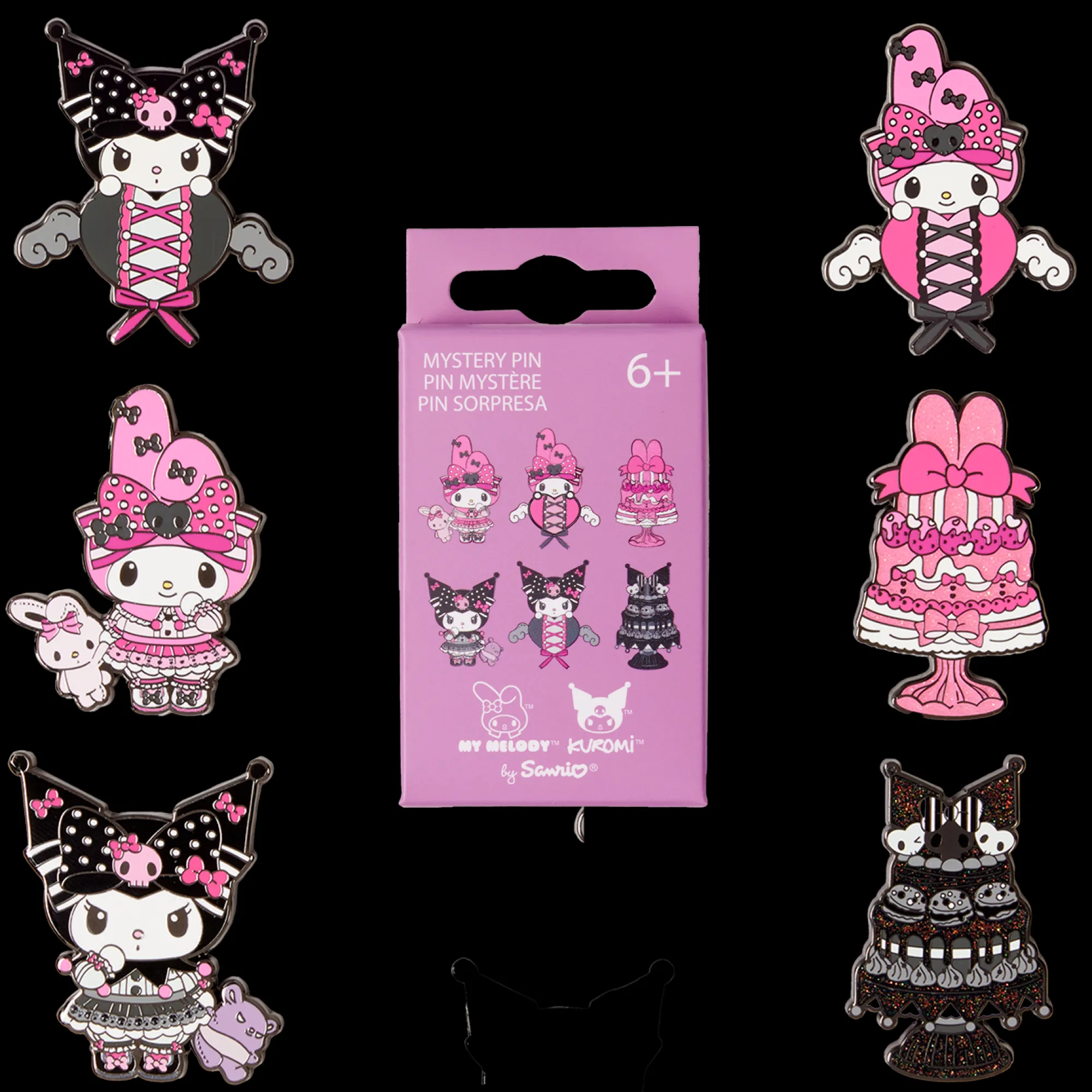 Loungefly My Melody & Kuromi x Mystery Box Pin