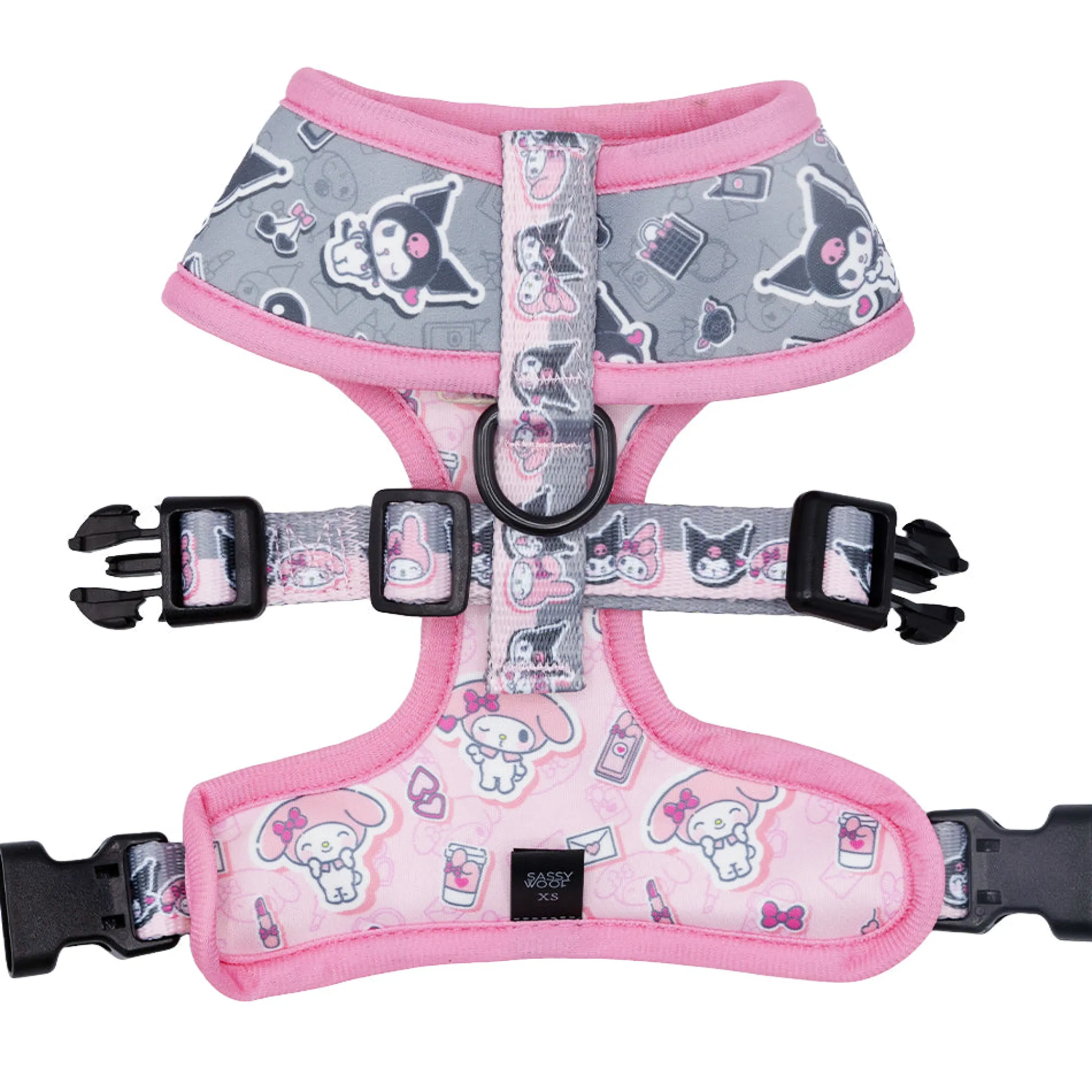 SASSY WOOF My Melody & Kuromi x Reversible Dog Harness