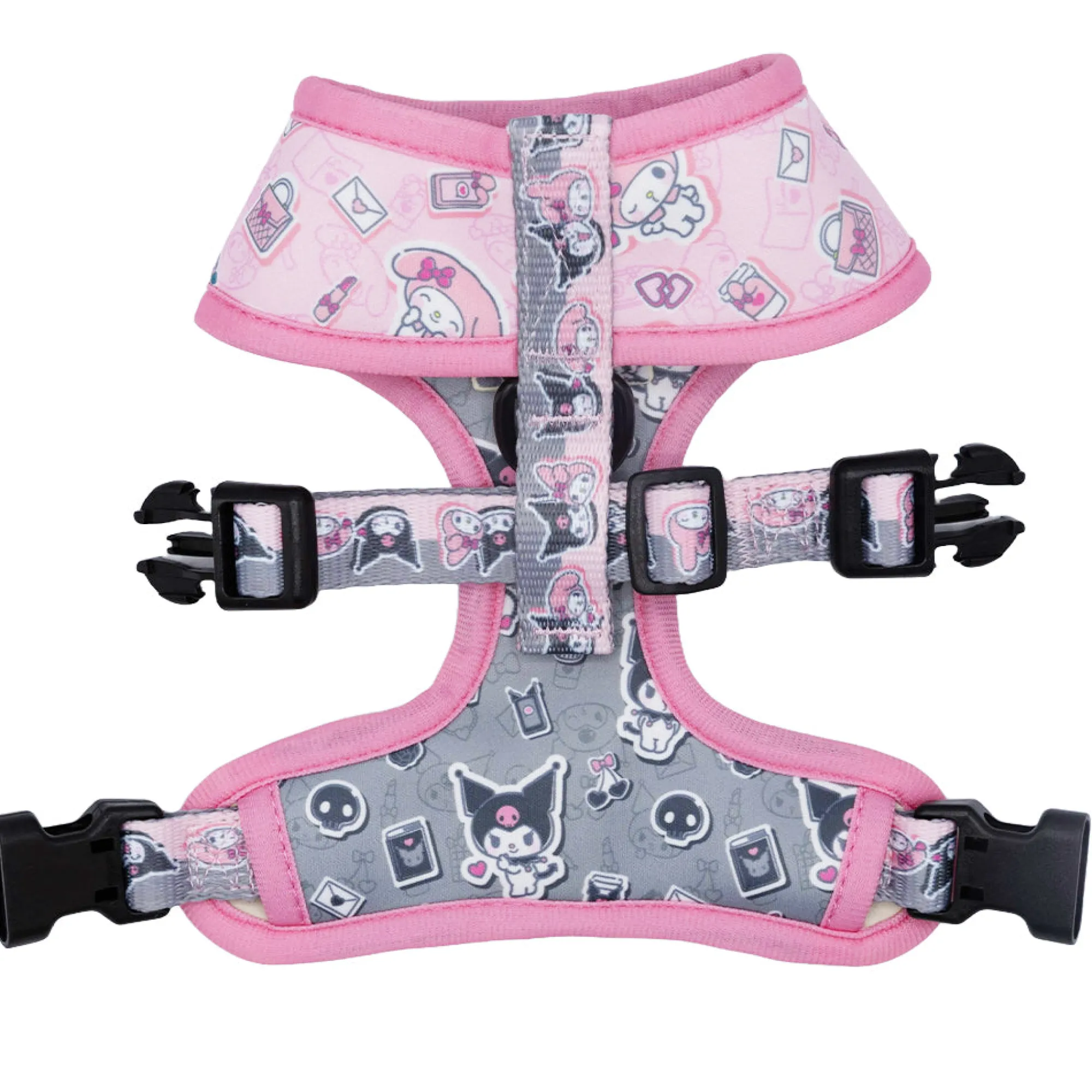 SASSY WOOF My Melody & Kuromi x Reversible Dog Harness