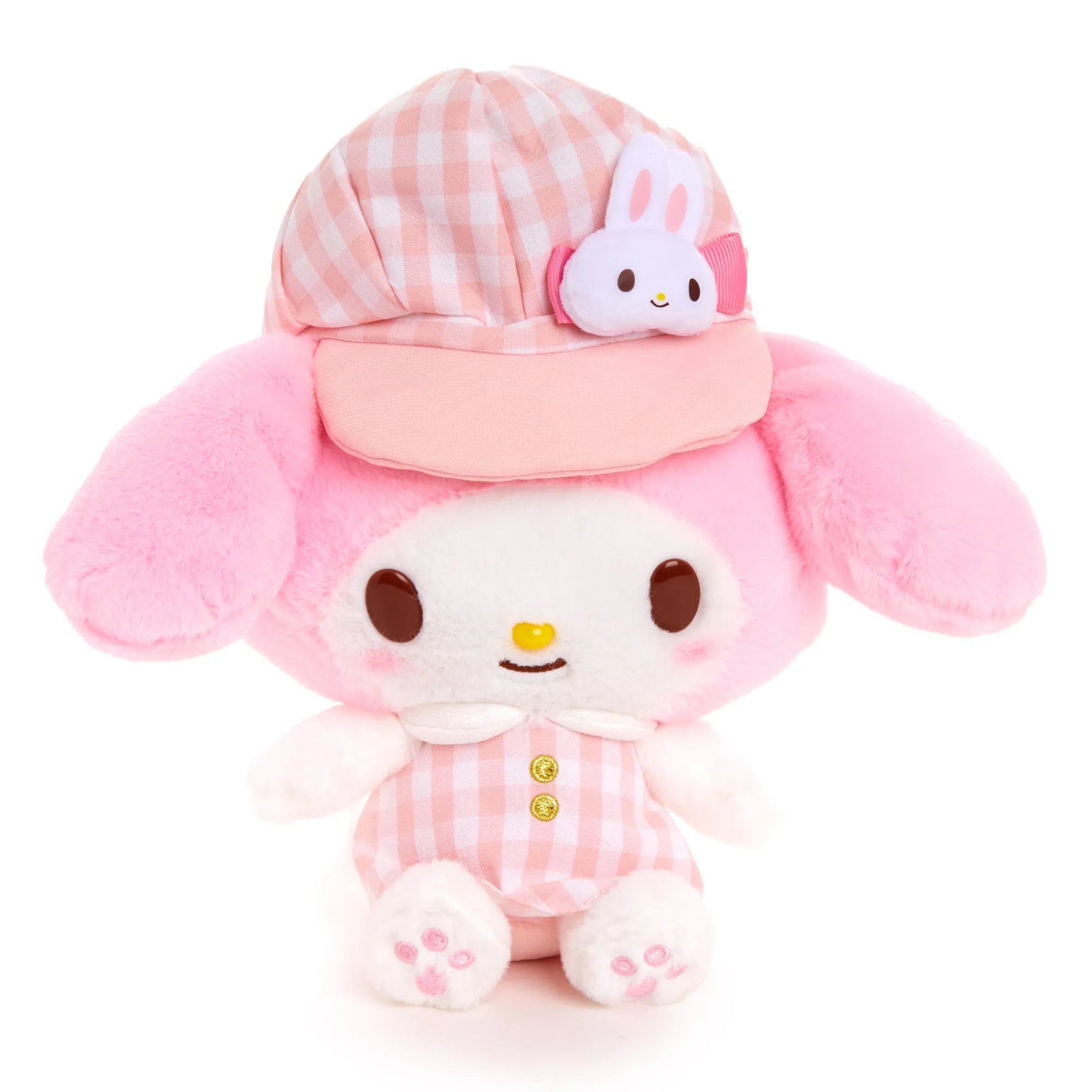 NAKAJIMA CORPORATION My Melody 8" Plush (Gingham Cap Series)