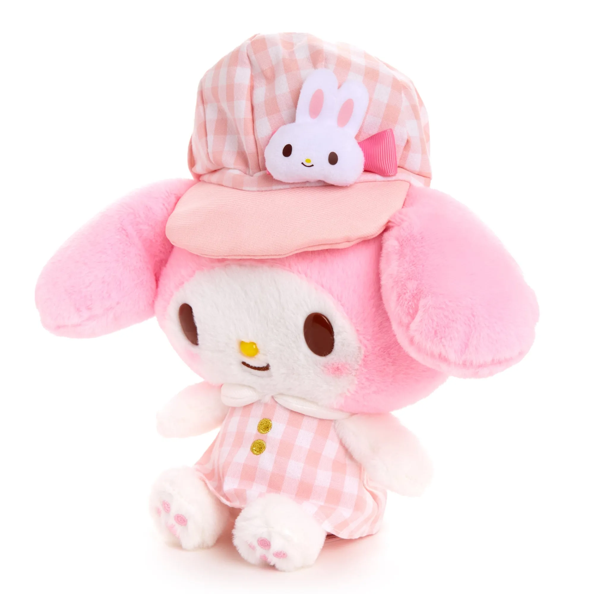 NAKAJIMA CORPORATION My Melody 8" Plush (Gingham Cap Series)