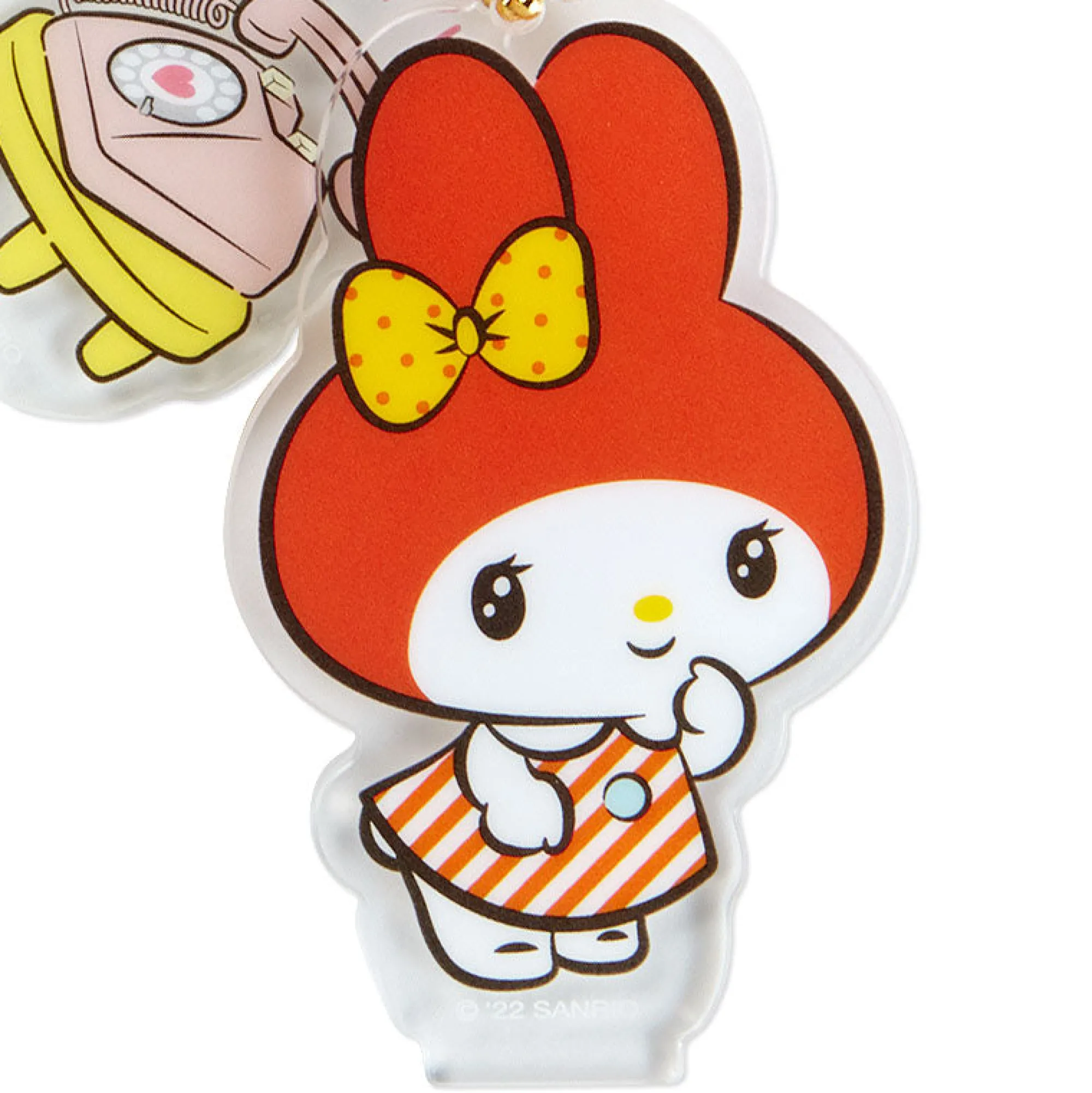 Japan Original My Melody Acrylic Keychain and Stand (Retro Room Series)