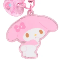 Japan Original My Melody Adhesive Smartphone Charm
