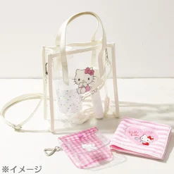 Japan Original My Melody Clear Convertible Mini Tote