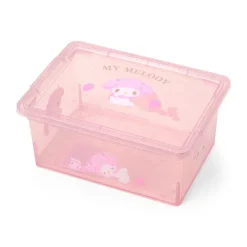 Japan Original My Melody Clear Glitter Storage Bin (S)
