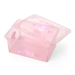 Japan Original My Melody Clear Glitter Storage Bin (S)
