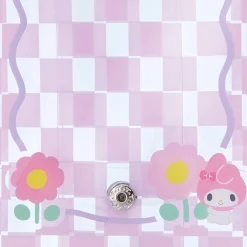 Japan Original My Melody Clear Snap Mini Pouch (Pastel Check Series)