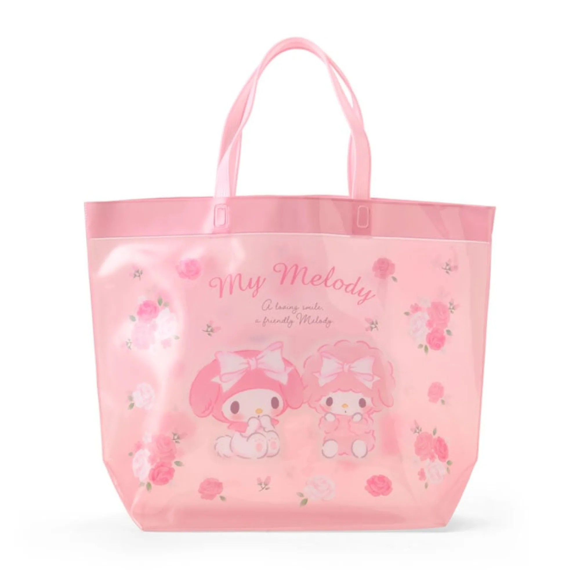 Japan Original My Melody Clear Vinyl Tote Bag