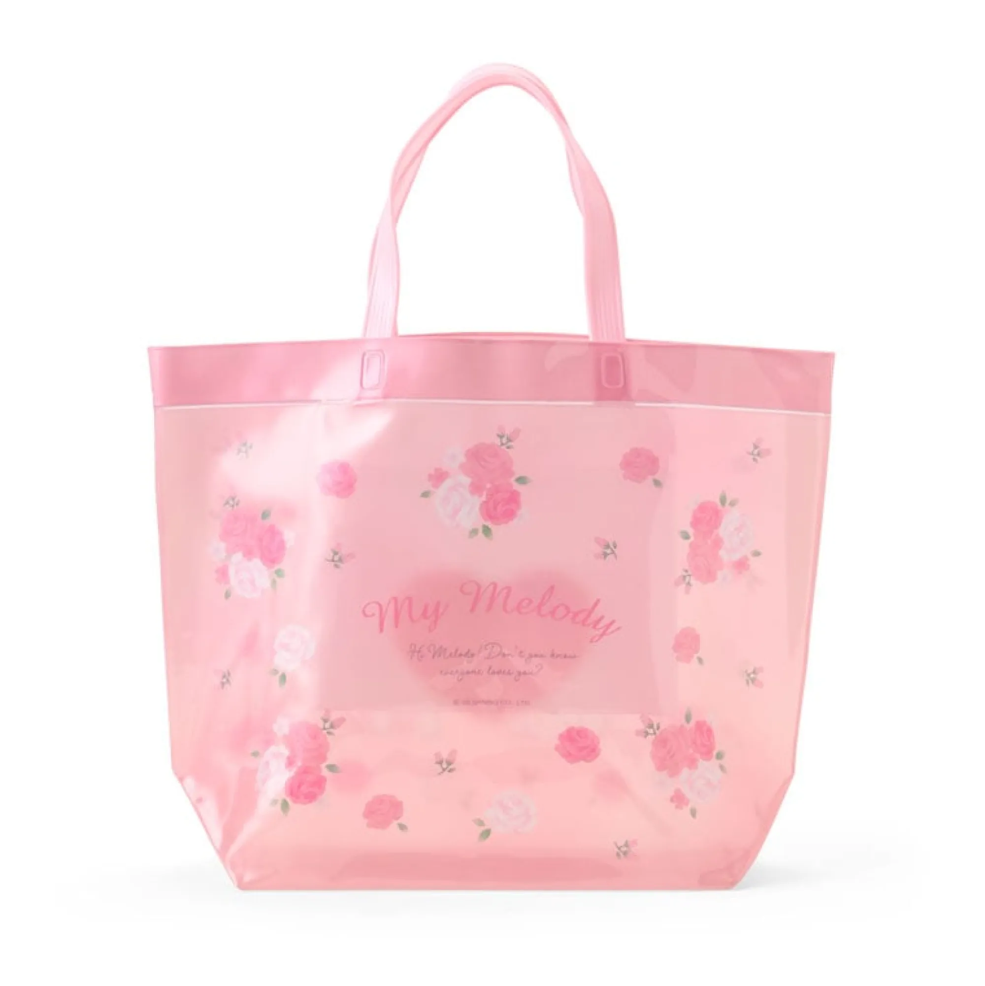 Japan Original My Melody Clear Vinyl Tote Bag